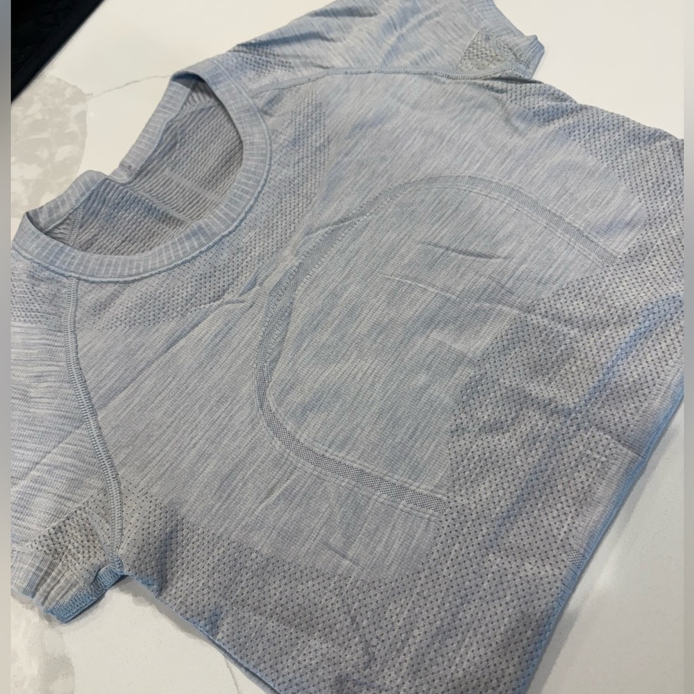 Swiftly Tech Short Sleeve Light Grey Size 4